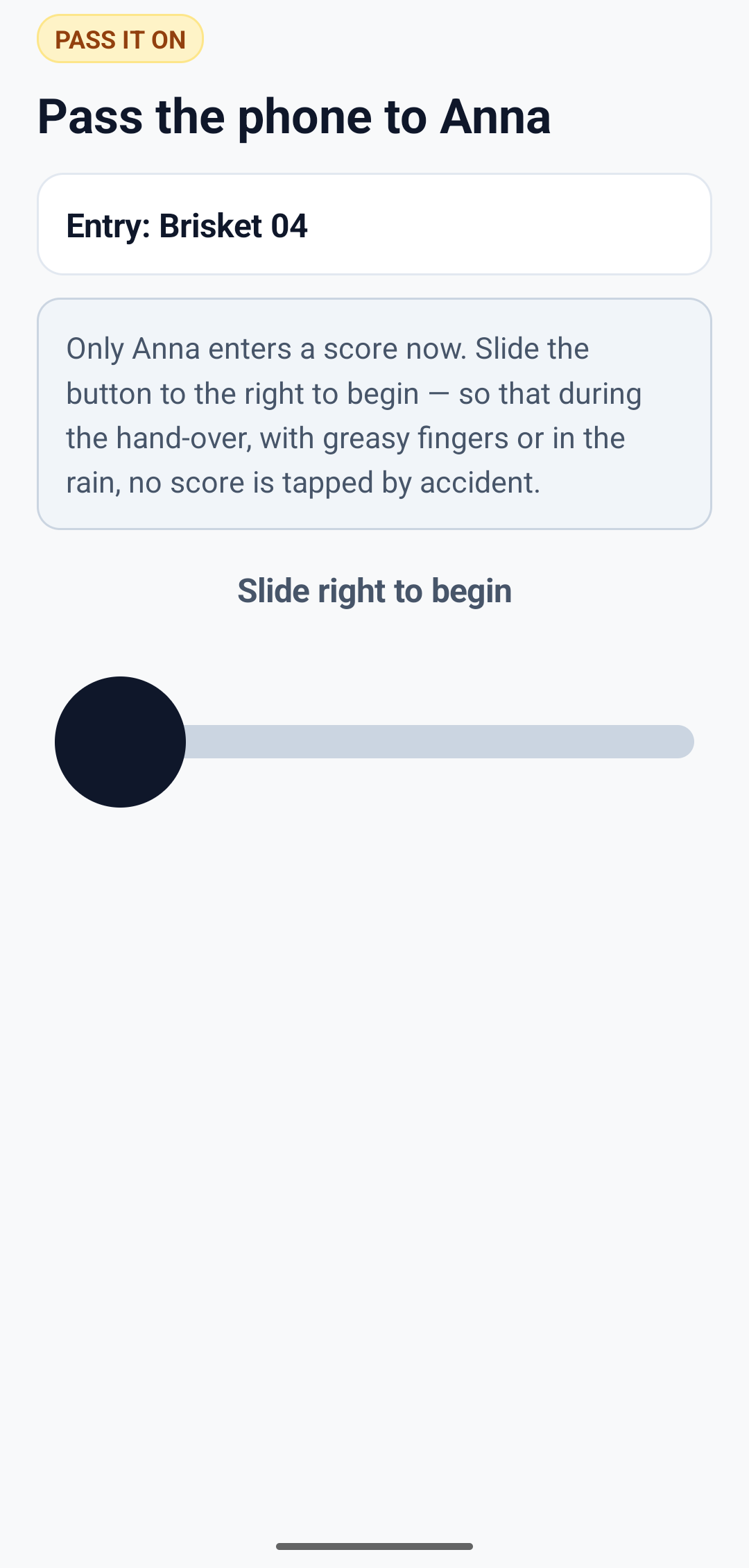 Pass the phone to the next juror.